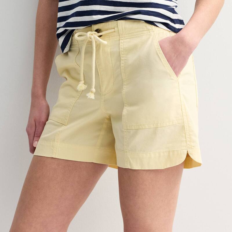ソノマ レディース ボトムス ハーフパンツ・ショーツ プチ ショートパンツ Petite Sonoma Goods For Life Mid Rise Utility Shorts Tame Yellow イエロー