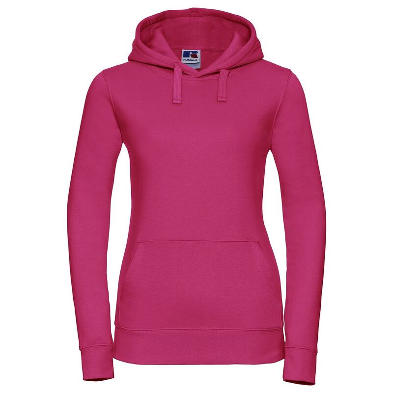 ラッセルアスレチック レディース トップス プルオーバー パーカー Russell Athletic Russell Womens/Ladies Authentic Hoodie Fuchsia フューシャ