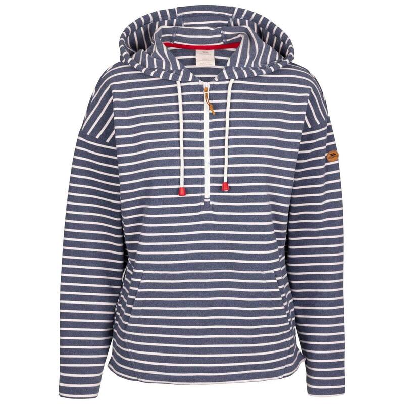 トレス通り手形 レディース トップス プルオーバー パーカー Trespass Womens/Ladiesoftly Hoodie Navy 米国海軍