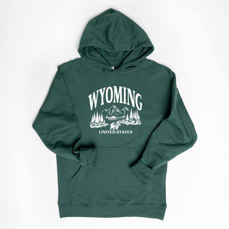 Simply Sage Market レディース トップス Tシャツ パーカー グラフィック Simply Sage Market Wyoming Forest Scene - Women's Graphic Hoodie Forest フォレスト