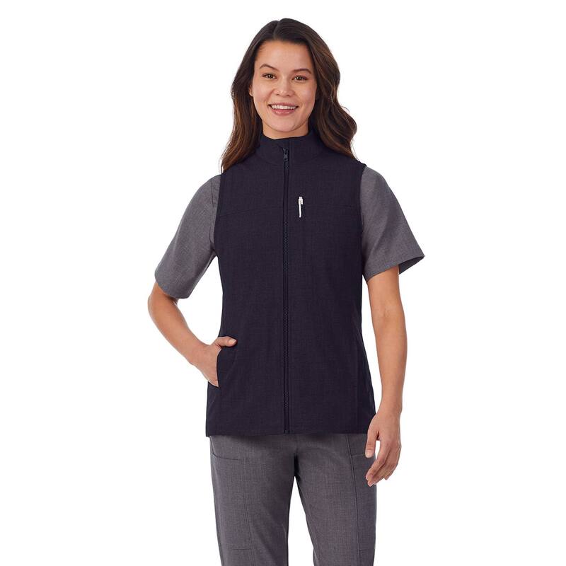 クドルドッズ レディース トップス プルオーバー より良い Women\u0027s Cuddl Dudscrubs 5-Pocket Lined Vest Black 黒いこと