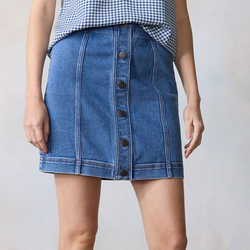 LC Lauren Conrad レディース ボトムスカート プチ ミニ デニム Petite LC Lauren Conradenimini Skirt Lc Denim - Kenna Wash デニム