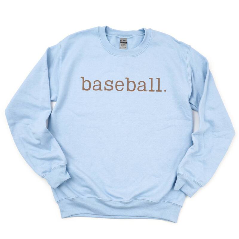 Simply Sage Market レディース トップス プルオーバー 流汗 グラフィック Simply Sage Market Baseball Typewriter - Women\u0027s Graphic Sweatshirt Light Blue 青み