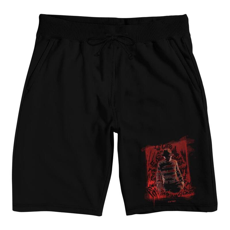 アニメキャラクター レディース アンダーウェア ナイトウェア ショートパンツ Licensed Character Men's Nightmare On Elm Pajama Shorts Black ブラック｜ReVida 店 7,965円