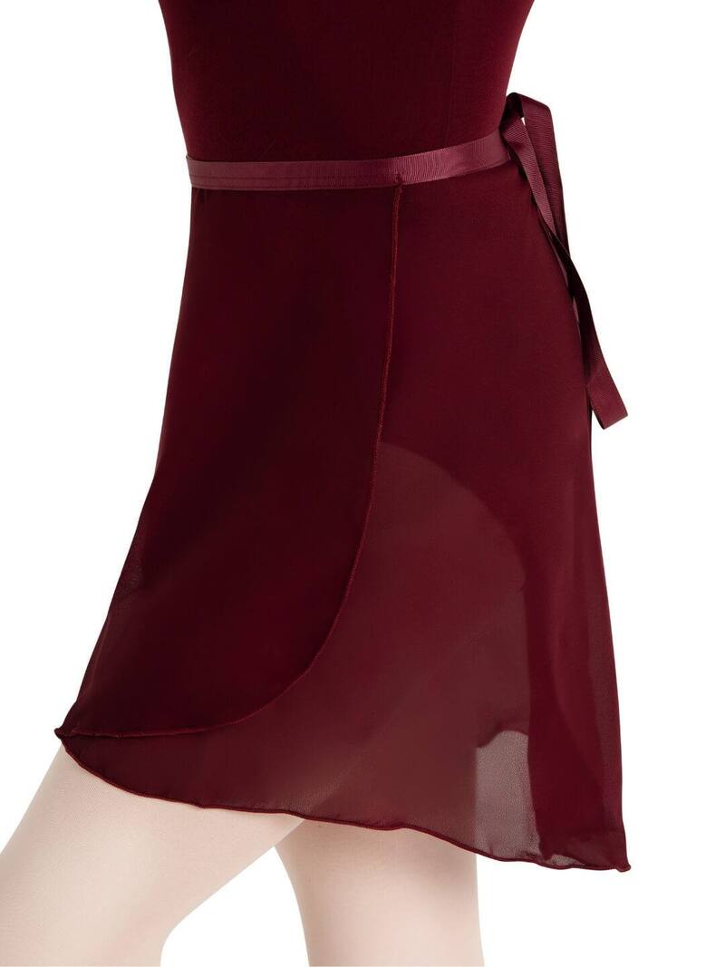 カペジオ レディース ボトムスカート ジョーゼット Capezio Georgette Wrap Skirt Burgundy バーガンディ 7,796円