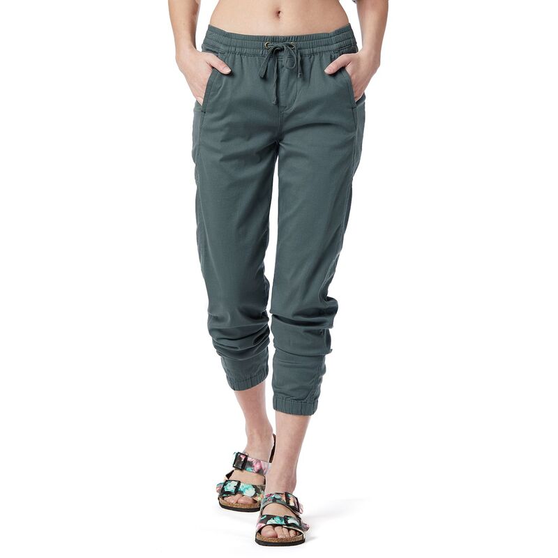 ユニオンベイ レディース ボトムス カジュアルパンツ Tシャツ Juniors' UNIONBAY Stretch Soft Sateen Jogger Pantstarlight Blue ブルー|ReVida 店