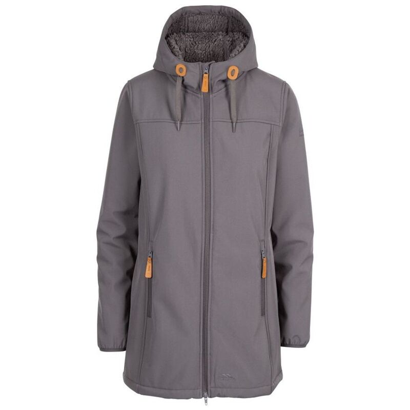トレスパス レディース アウター ジャケット・ブルゾン Trespass Womens/Ladies Kristen Longer Lengthooded Waterproof Jacket Carbon
