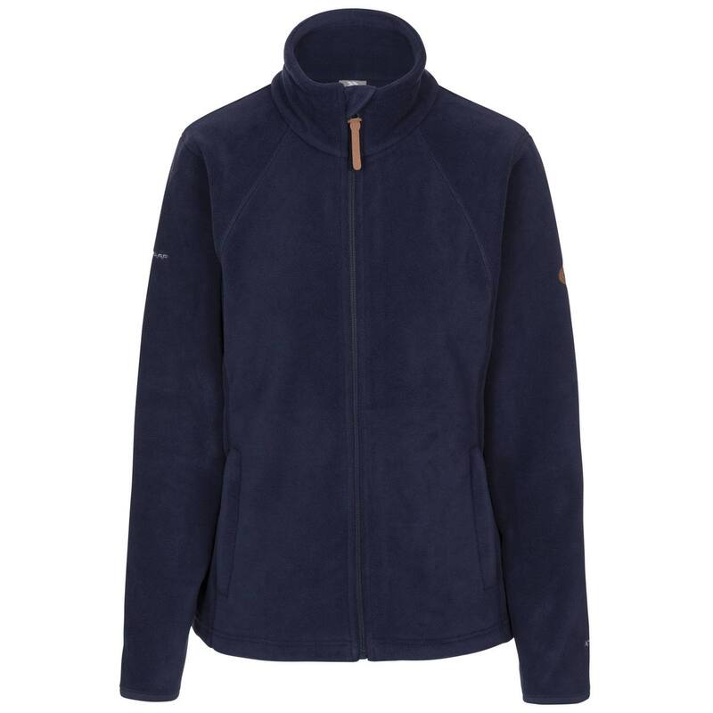 トレスパス レディース アウター ジャケット・ブルゾン レザー フリース Trespass Womens/Ladies Trouper Leather Trim Fleece Jacket Navy ネイビー