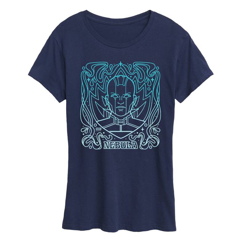 マーベル レディース トップス Tシャツ グラフィック Women's Marvel Guardians Of The Galaxy Nebula Nouveau Graphic Tee Navy ネイビー 7,584円
