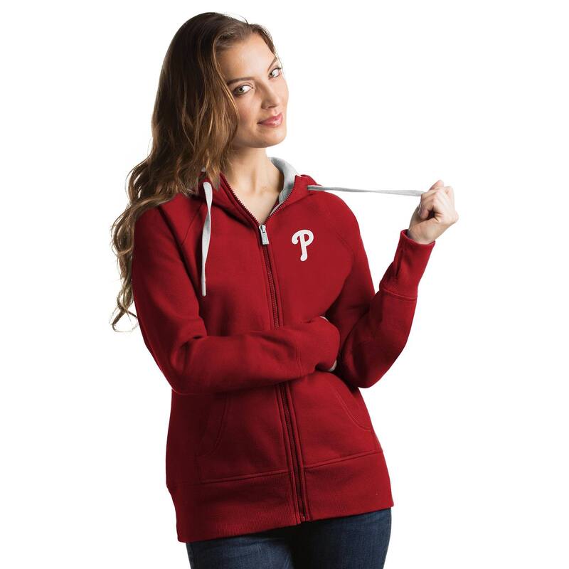 アンティグア レディース トップス Tシャツ パーカー Women's Antigua Philadelphia Phillies Victory Hoodie Phl Red レッド｜ReVida 店