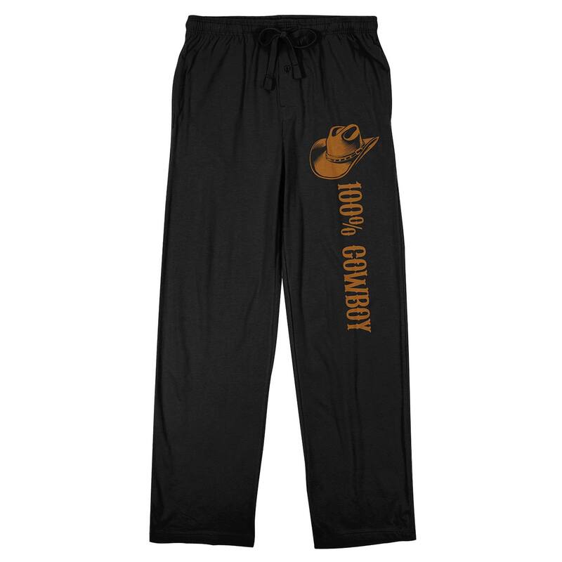 アニメキャラクター レディース アンダーウェア ナイトウェア パンツ Licensed Character Men's Cowboy Pajama Pants Black ブラック｜ReVida 店