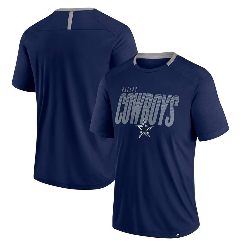 ファナティクス レディース トップス ティーシャツ Men\u0027s Fanatics Navy Dallas Cowboys Fade Dot Slant-Shirt Cow Navy 米国海軍 トップス-レディースファッション