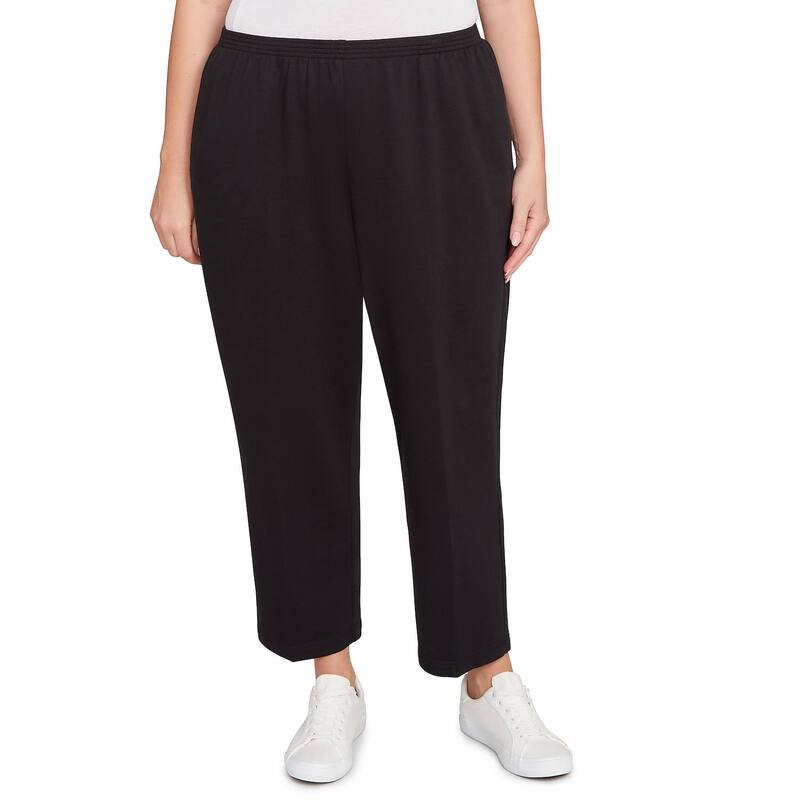アルフレッド ダナー レディース ボトムス カジュアルパンツ プラスサイズ パイル Plusize Short Alfredunner Classic French Terry Length Pants Black ブラック