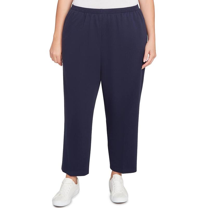 アルフレッド ダナー レディース ボトムス カジュアルパンツ プラスサイズ パイル Plusize Short Alfredunner Classic French Terry Length Pants Navy ネイビー