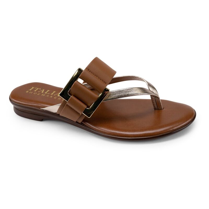 イタリアンシューメーカー レディース シューズ サンダル Italian Shoemakers Corinne Women's Thong Sandals Platino｜ReVida 店