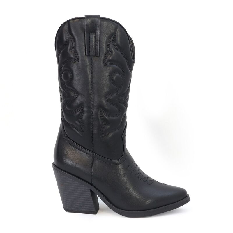ヨキ レディース シューズ ブーツ・レインブーツ Yoki Gilard Women\u0027s Cowgirl Boots Black 黒いこと レディース靴-その他