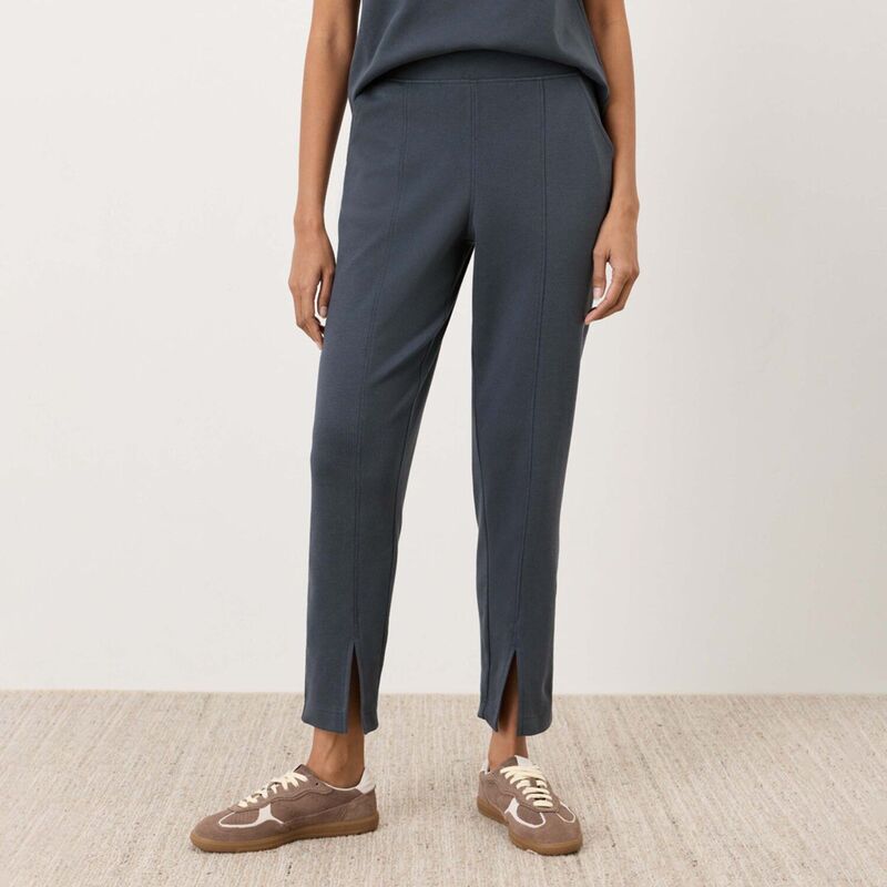 パクト レディース ボトムス カジュアルパンツ コットン Pact Organicotton Airplane Tapered Leg Pant Steel Blue ブルー