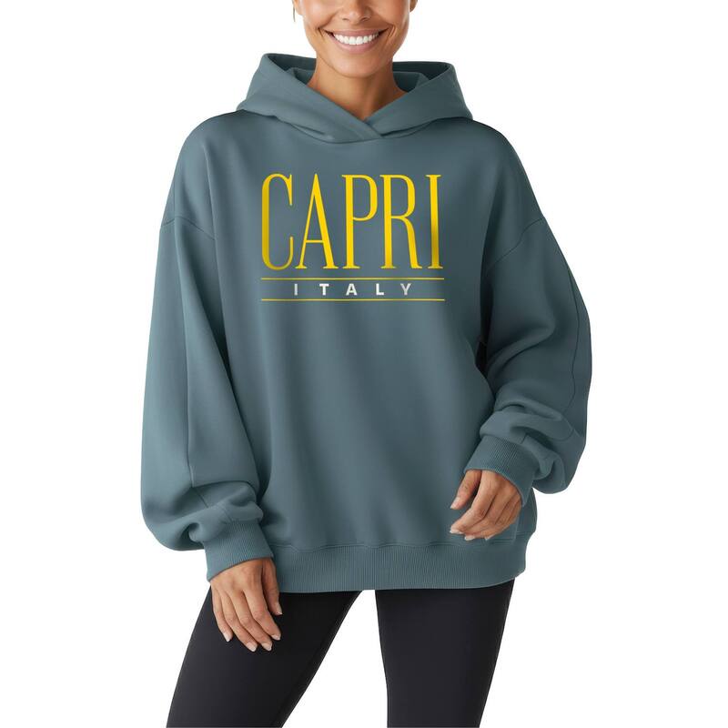 アニメキャラクター レディース トップス Tシャツ スウェット フリース パーカー LICENSED CHARACTER Women's Italy Oversized Fleece Hoodie Sweatshirt Flint Blue ブルー 11,150円