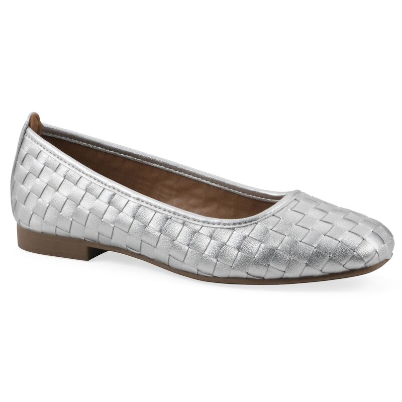ホワイトマウンテン レディース シューズ サンダル White Mountain Boccie Women's Ballet Flatsilver Smooth シルバー