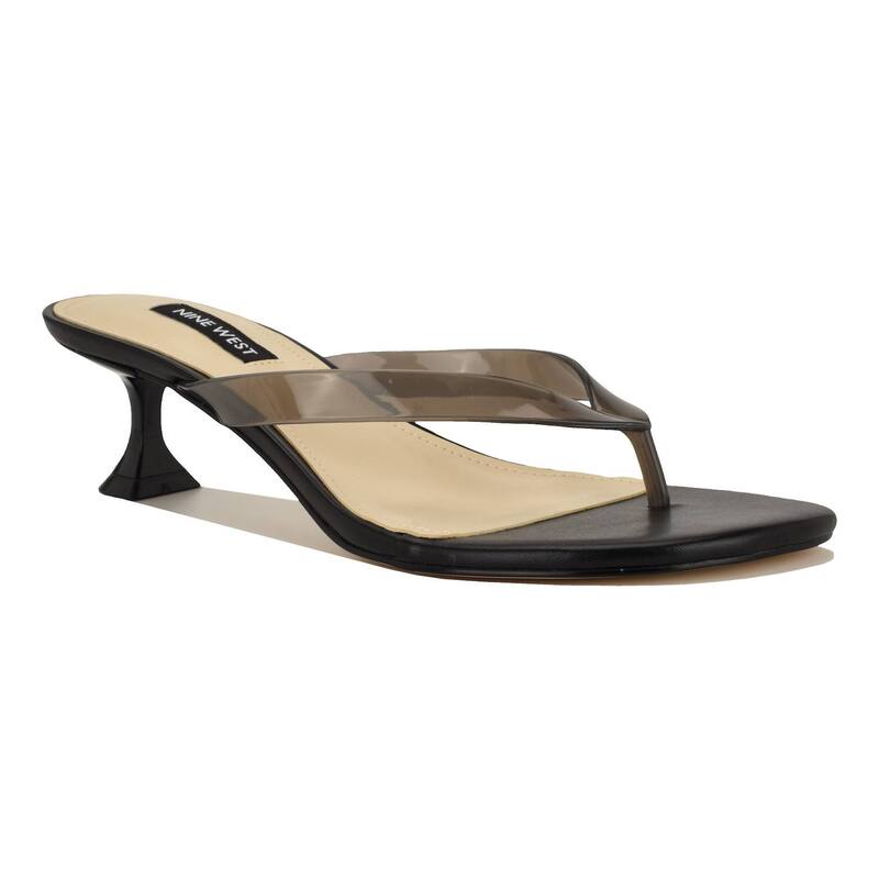 ナインウェスト レディース シューズ パンプス サンダル ヒール Nine West Crisee Women'slip-On Kitten Heel Dressandals Black ブラック 18,706円