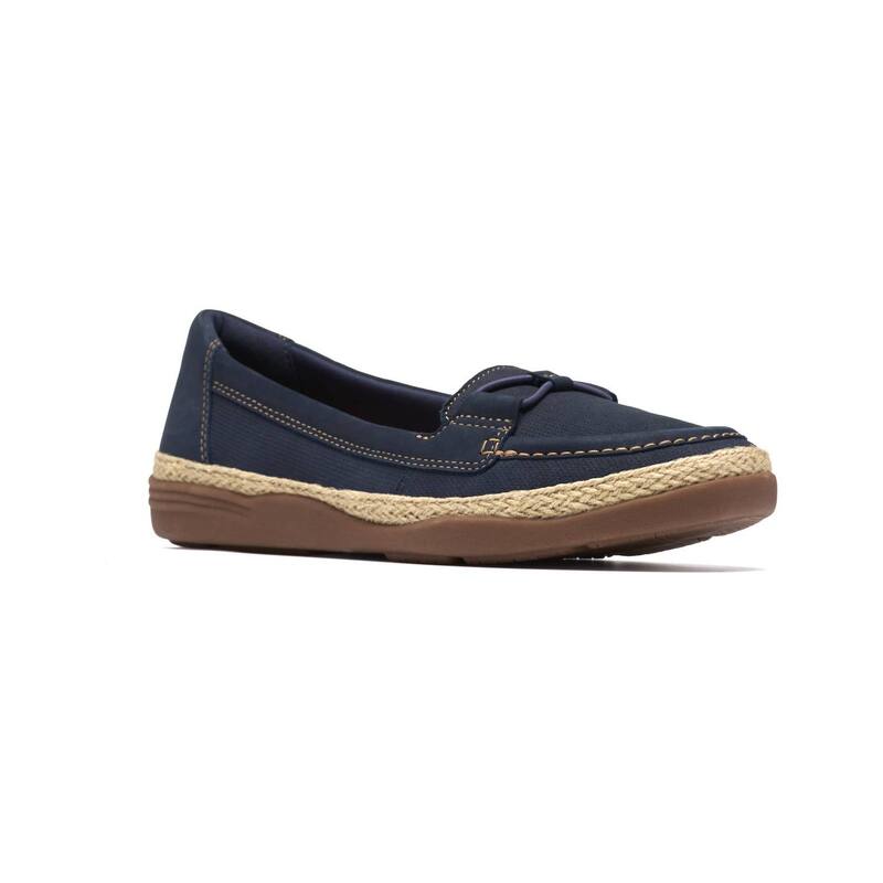 クラークス レディース シューズ Clarks Elaina Milly Women\u0027slip-On Shoes Navy 米国海軍