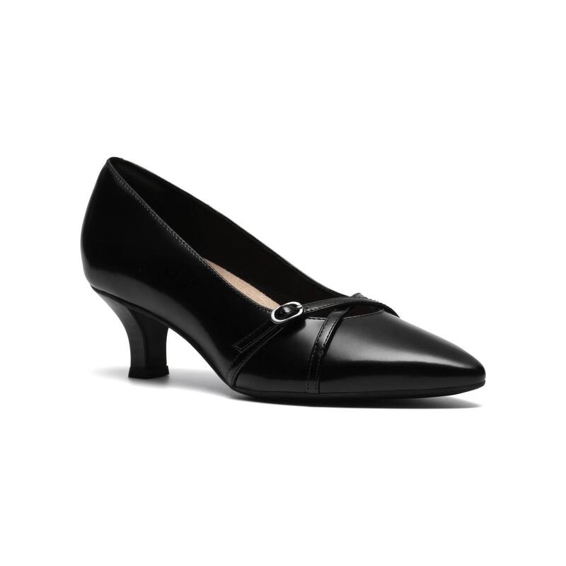 クラークス レディース シューズ パンプス レザー Clarks Kepley Star Women's Leather Dresshoes Black Leather ブラック｜ReVida 店