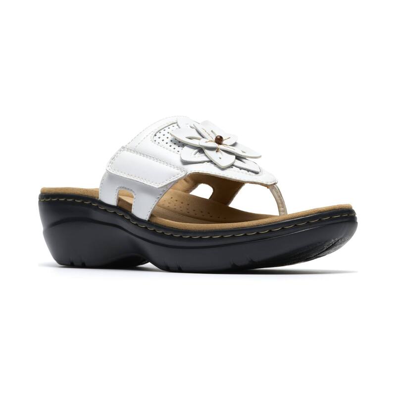 クラークス レディース シューズ サンダル Clarks Merliah2 Kyla Women\u0027s Wedge Sandals White 白いこと