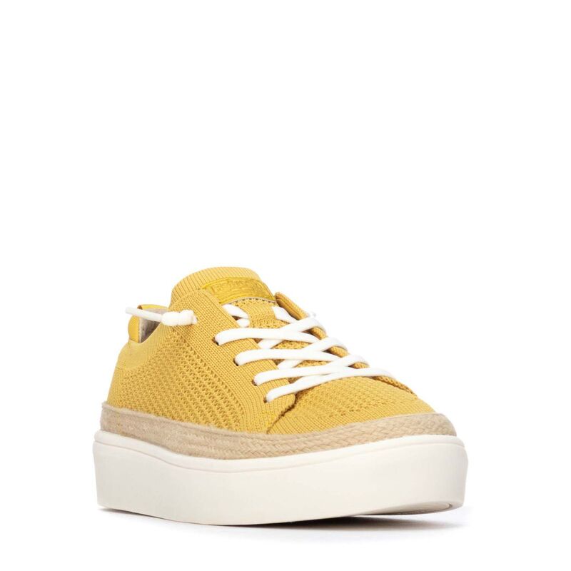 リフレッシュ レディース シューズ スニーカー レース Refresh Collection Women's Casualace-Up Sneakers 175233 Yellow イエロー