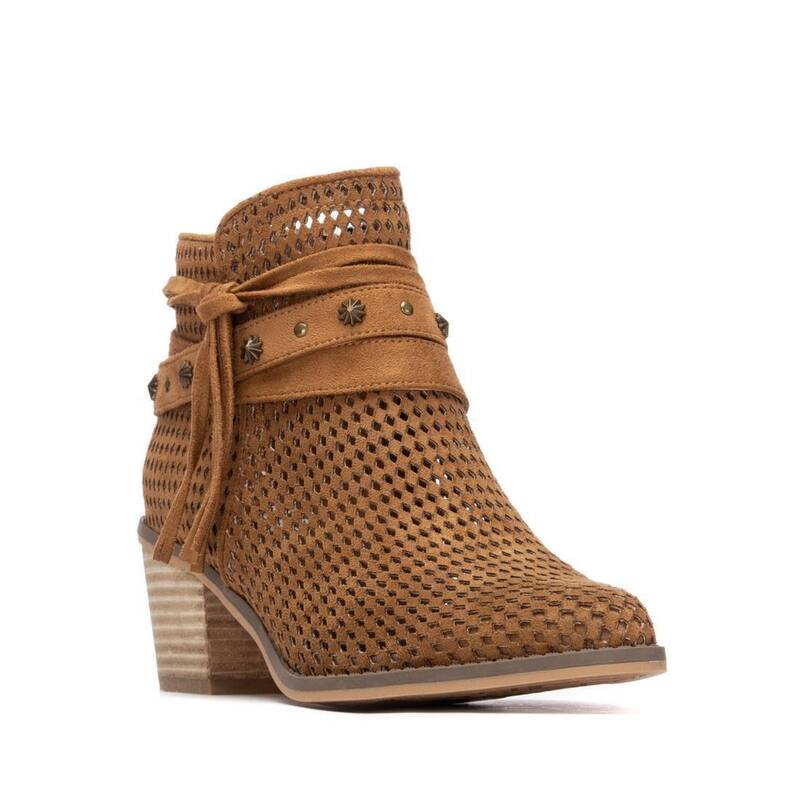 リフレッシュ レディース シューズ ブーツ・レインブーツ スエードクロス アンクル Refresh Collection Women\u0027suede Ankle Booties 175180 Camel 駱駝