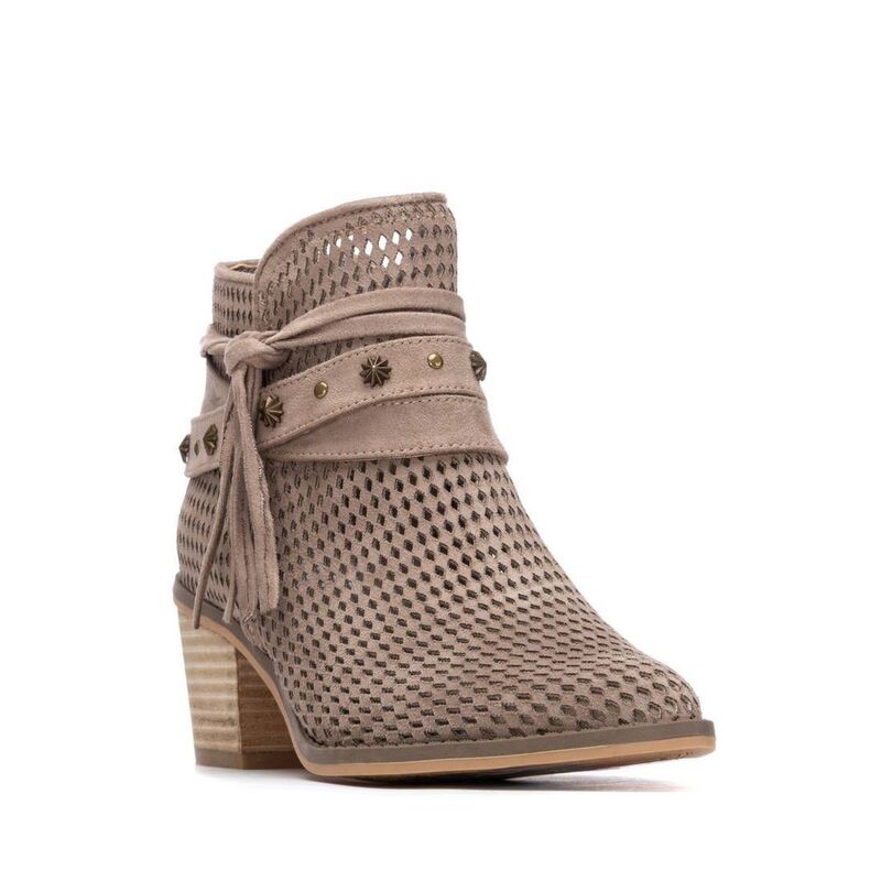 リフレッシュ レディース シューズ ブーツ・レインブーツ スエードクロス アンクル Refresh Collection Women\u0027suede Ankle Booties 175180 Taupe トープ