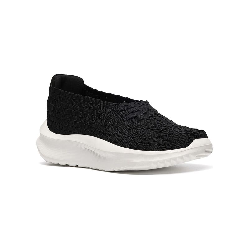 クラークス レディース シューズ スニーカー Clarksolevana Weave Women's Casual Slip-On Shoes Black ブラック