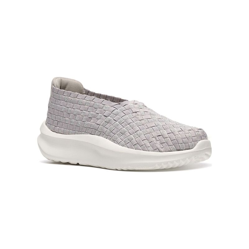 クラークス レディース シューズ スニーカー Clarksolevana Weave Women Casual Slip-On Shoes Pale Gray グレー