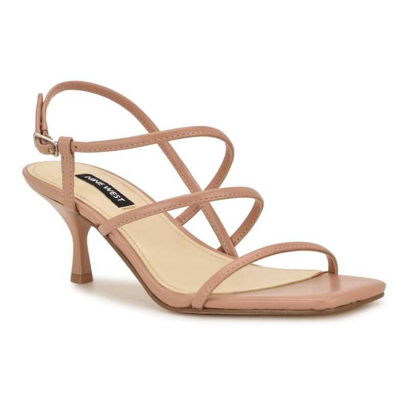ナインウェスト レディース シューズ サンダル 踵 Nine West Hindy Women\u0027strappy Heeledressandals Light Natural