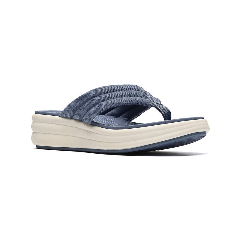クラークス レディース シューズ サンダル Clarks Cloudsteppers Drift Carmen Women's Cushioned Sandals Blue Gray グレー
