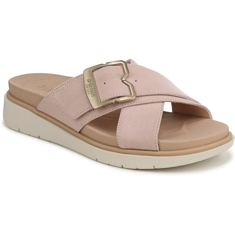 ドクター・ショール レディース シューズ サンダル レザー フェイクレザー Dr. Scholl Piper Women Faux Leather Slide Sandals Rose Dust