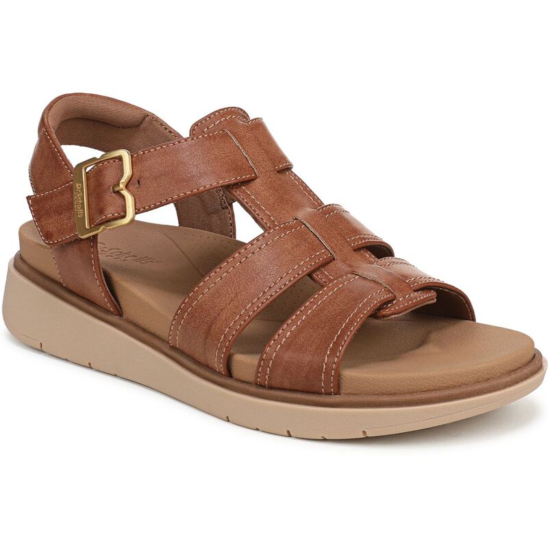 ドクター・ショール レディース シューズ サンダル レザー フェイクレザー Dr. Scholl Penny Fisherman Women Faux Leather Sandals Honey