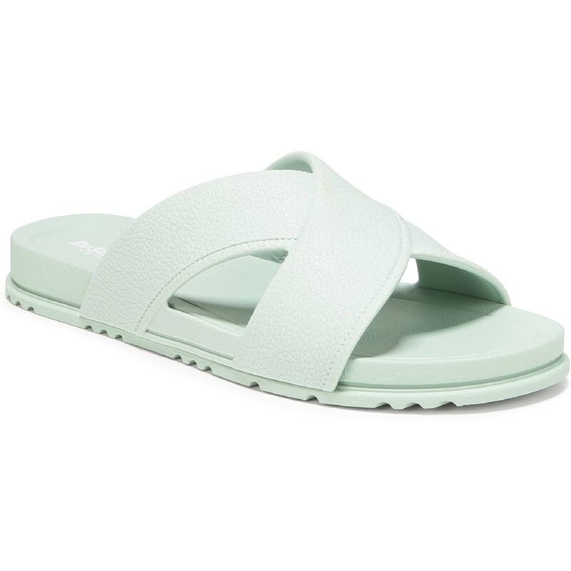 ドクター・ショール レディース シューズ サンダル レザー フェイクレザー Dr. Scholl'sun Dreamer Women's Faux Leather Slide Sandalseafoam Green グリーン