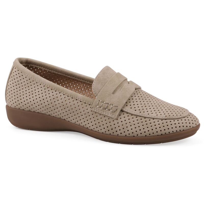 クリフバイホワイトマウンテン レディース シューズ スリッポン・ローファー Cliffs by White Mountain Samson Women'slip-On Loafers Natural Nubuck ホワイト