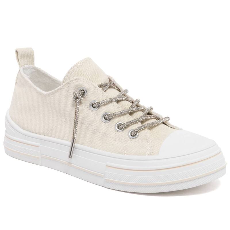 上白糖 レディース シューズ スニーカー sugar Awesome Women\u0027s Casual Sneakers Cream Canvas 皮膚軟化剤