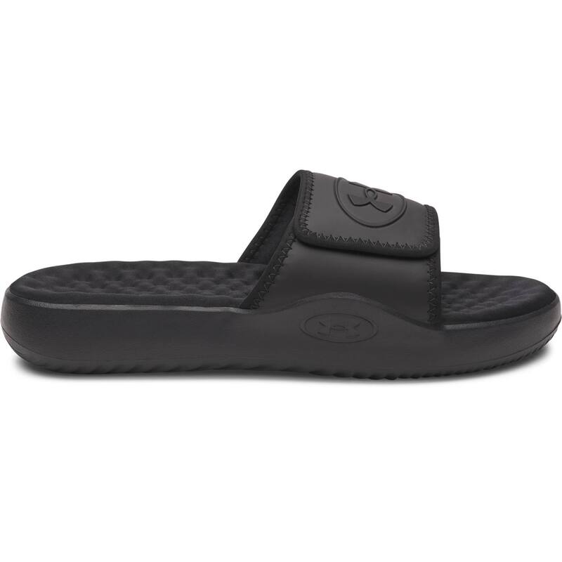 アンダーアーマー レディース シューズ サンダル Under Armour Ignite Pro Men's Cushioned Slide Sandals Black ブラック｜ReVida 店