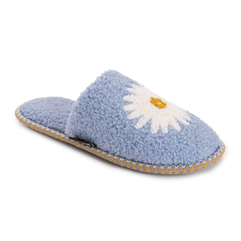 ムクルクス レディース シューズ サンダル MUK LUKS Novelty Women'scuff Slippers Blue Daisy ブルー