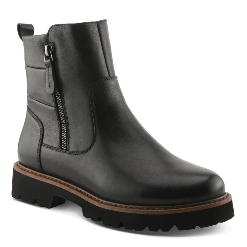発条足取り レディース シューズ ブーツ・レインブーツ アンクル Spring Step Samikay Women\u0027s Ankle Boots Black 黒いこと
