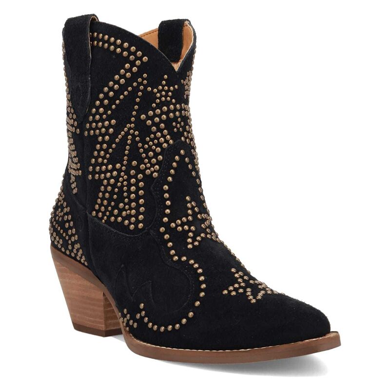 ディンゴ レディース シューズ ブーツ・レインブーツ スエードクロス アンクル Dingo Seein\u0027 Stars Women\u0027suede Ankle Boots Black 黒いこと