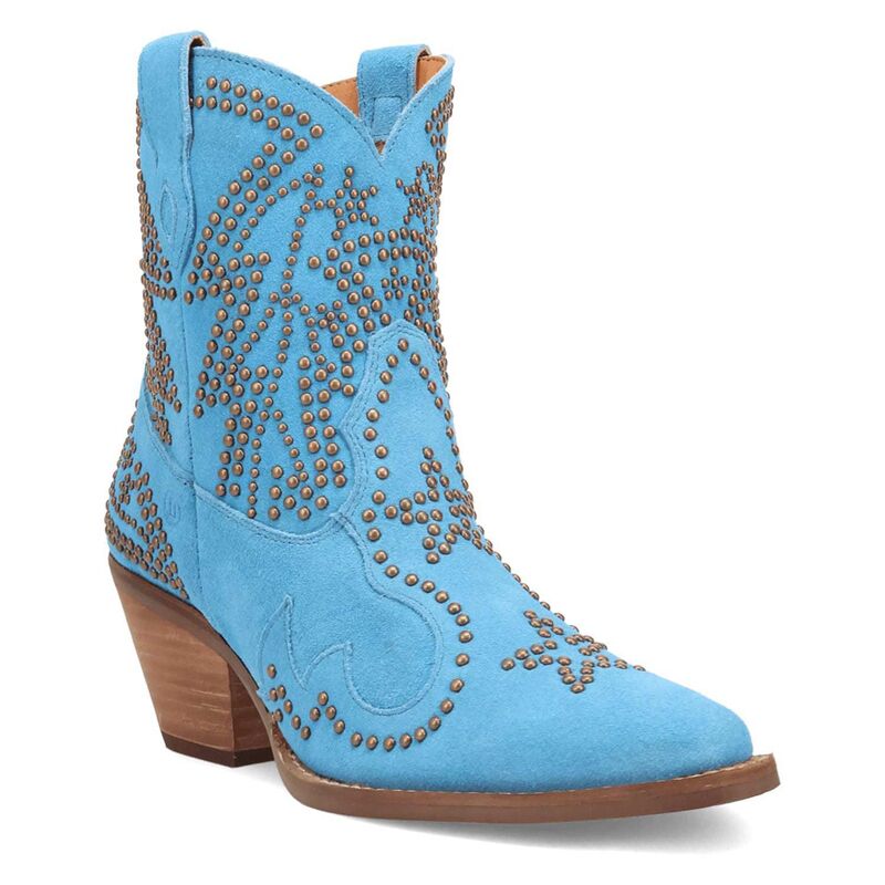 ディンゴ レディース シューズ ブーツ・レインブーツ スエードクロス アンクル Dingo Seein\u0027 Stars Women\u0027suede Ankle Boots Blue 青碧