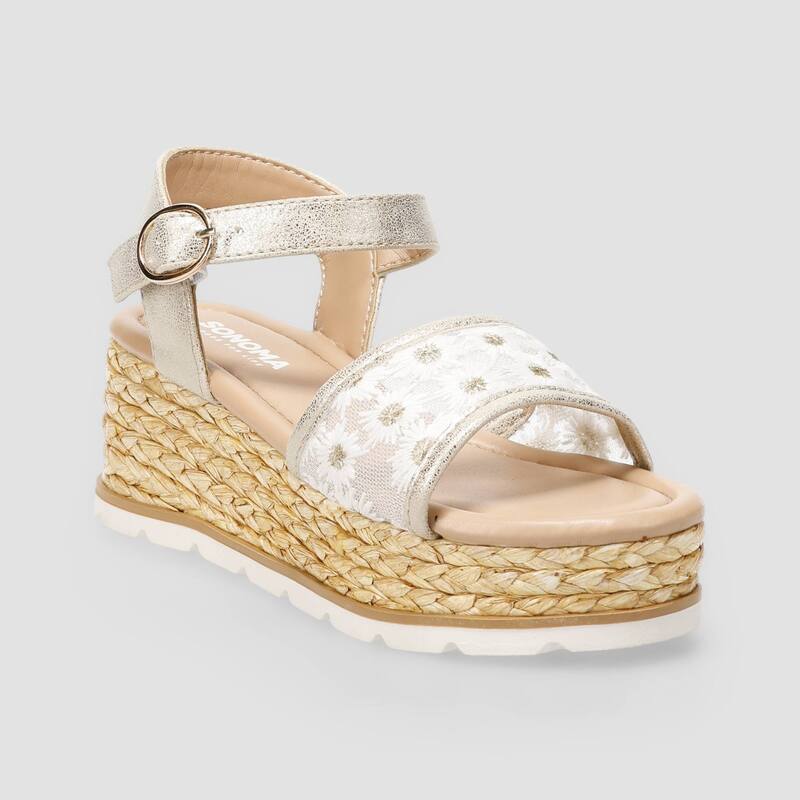ソノマ レディース シューズ サンダル Sonoma Goods For Life Mykell Girls Espadrille Wedge Sandals Gold ゴールド