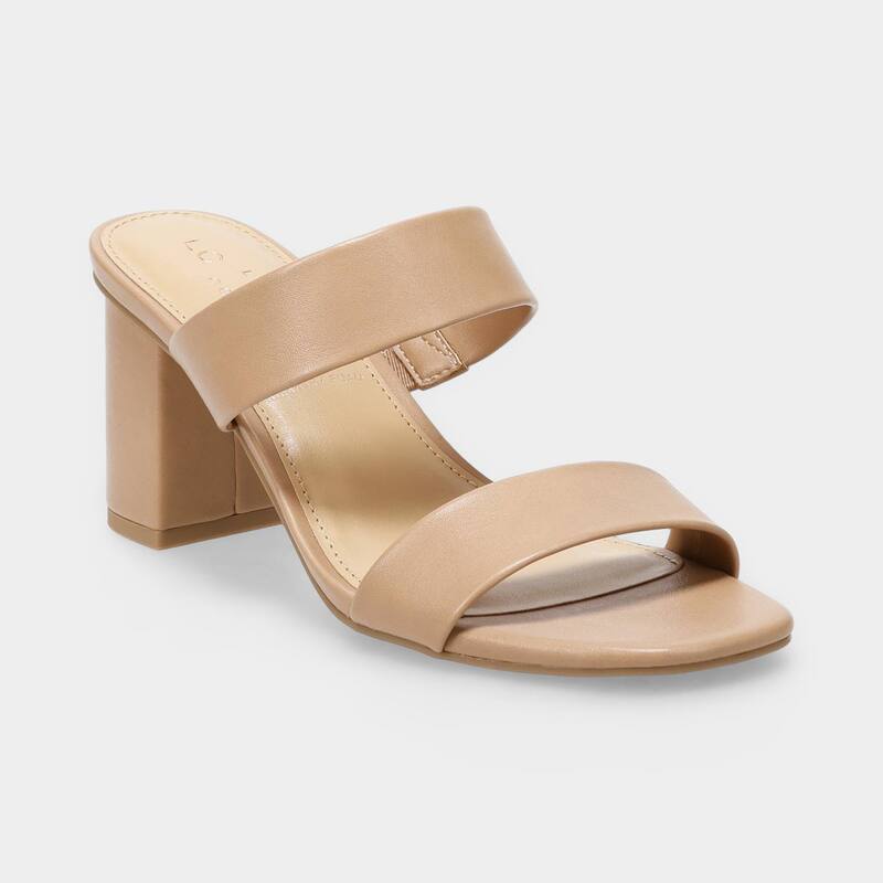 LC Lauren Conrad レディース シューズ パンプス サンダル ヒール LC Lauren Conrad Rayelle Women's Block Heel Two Strap Sandals Tan タン 14,804円