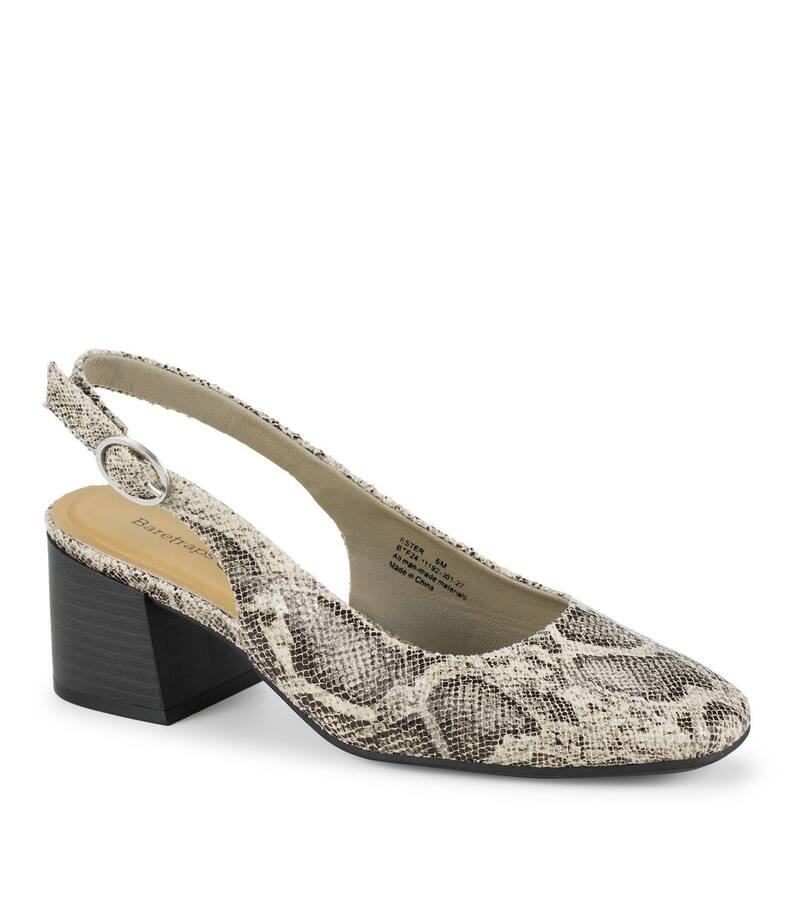 ベアトラップス レディース シューズ パンプス ヒール Baretraps Ester Women's Block Heel Slingback Pumps Taupe トープ