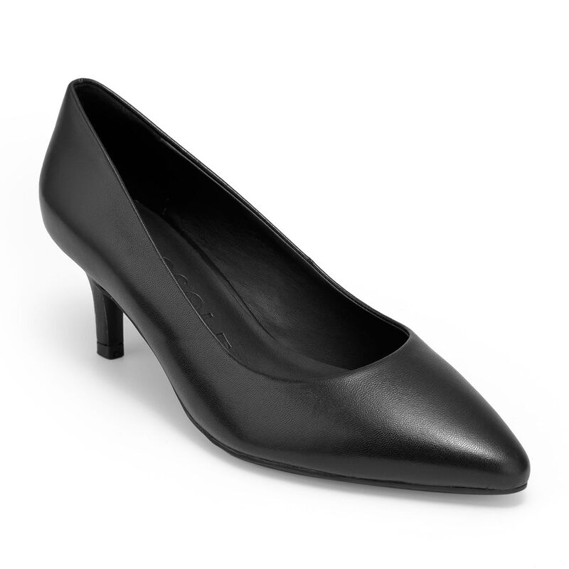 エアロソールズ レディース シューズ パンプス Aerosoles Elil Women's Pumps Black Leather ブラック