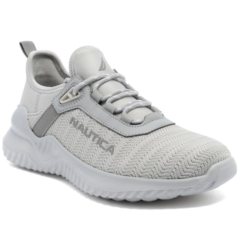 ナウティカ レディース シューズ スニーカー スピード競技 Nautica Danville Women\u0027s Lace-Up Lightweight Comfort Athletic Sneakers Light Grey 薄墨色