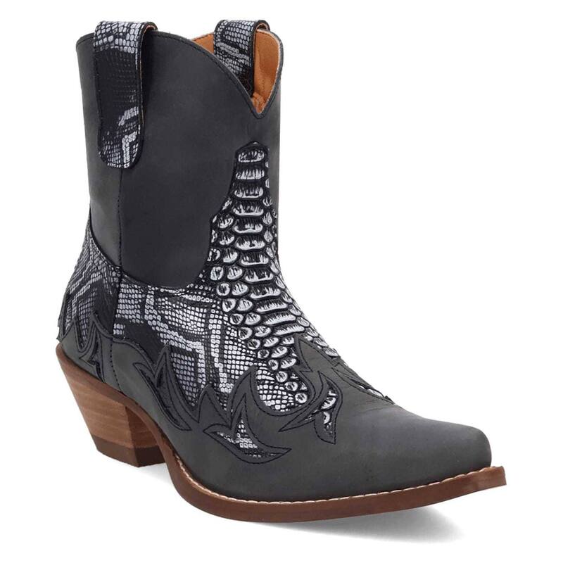 ディンゴ レディース シューズ ブーツ・レインブーツ アンクル なめし革 Dingo Cobra Kiss Women\u0027s Leather Ankle Boots Black 黒いこと